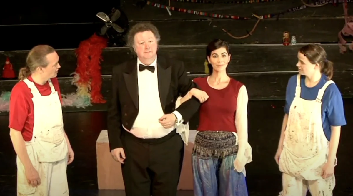 Production picture from the play Disturbances in the Field